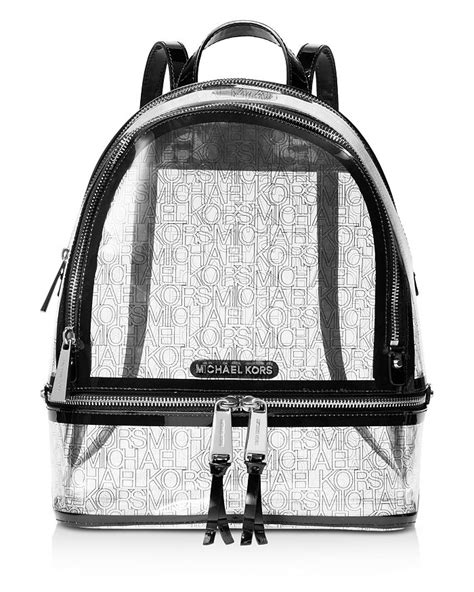 michael kors eucksack|michael kors clear backpack.